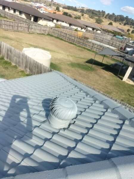 Roof Restoration Lowood Windspray Paint Colour Membrane Painted Whirlybird