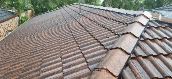 Roof Painting Restoration Mackenzie Brisbane Manor Red