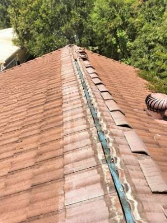 Ridge Tile Bedding Pointing