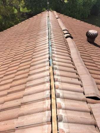 Ridge Tile Bedding Pointing