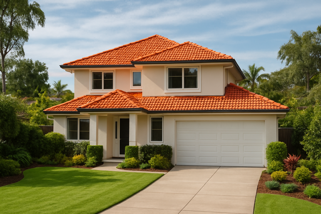 Terracotta Tile Roof Restoration and Leak Repair on a home in Toowong